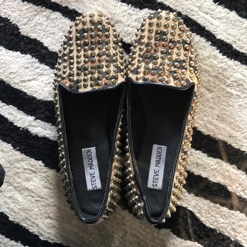 Steve Madden Studlyy slip one in cheetah print