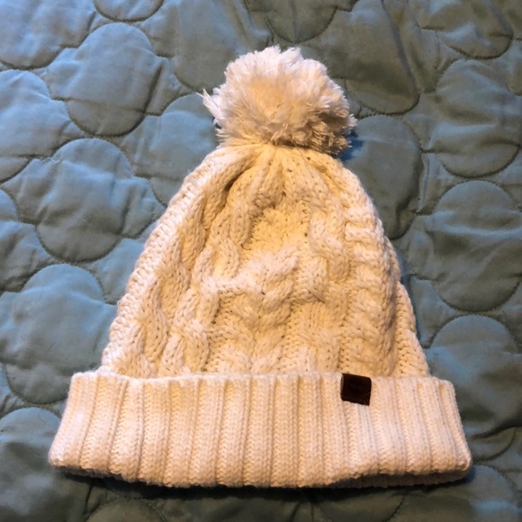 Timberland Knitted White Hat - Picture 1 of 2