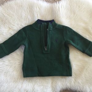 6m Ralph Lauren 1/2 zip sweater
