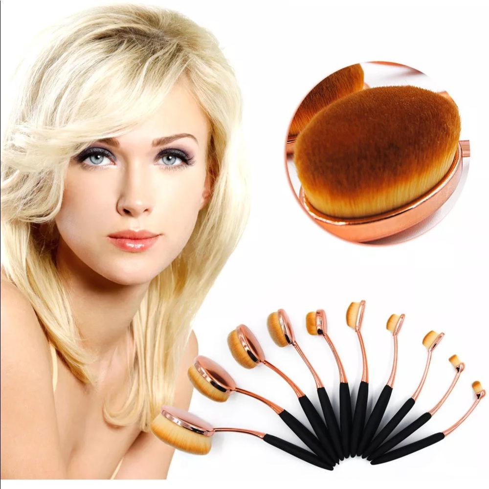 New 10pcs Oval Toothbrush