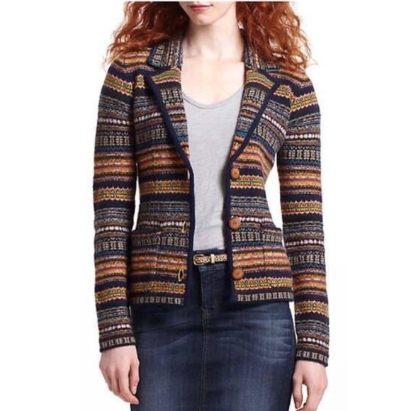 Anthropologie Jackets & Blazers - Anthropologie Sparrow Fairisle Blazer