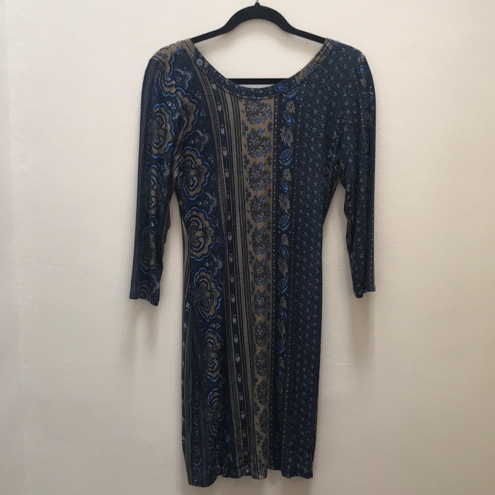 NOVELLA ROYALE cotton long sleeve midi dress!!