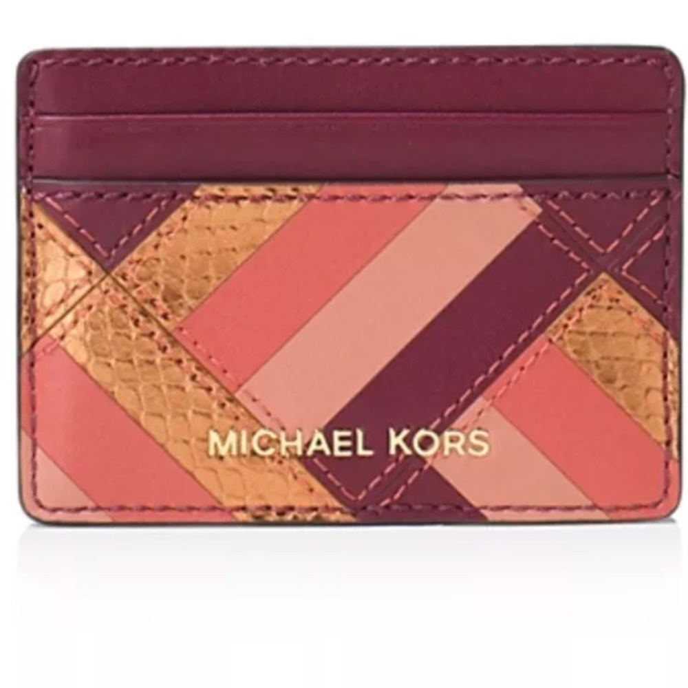 Michael Kors Jet Set Marquertry Patchwork Card