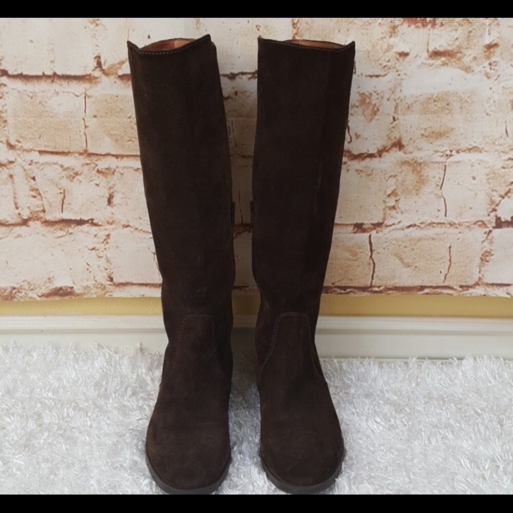 SOLD Brown boots. Suede boots. Jcrew boots