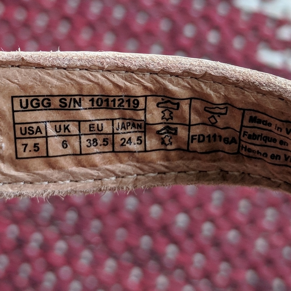 UGG BRYLEE - T-Bar Sandals - Gold Women Shoes,Uggs - Picture 8 of 8