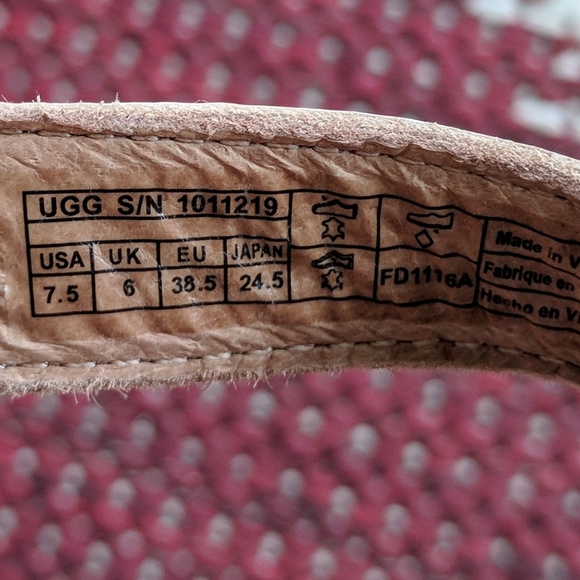 UGG BRYLEE - T-Bar Sandals - Gold Women Shoes,Uggs - Picture 8 of 8