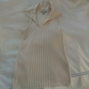 Banana Republic preloved sleeveless collared top