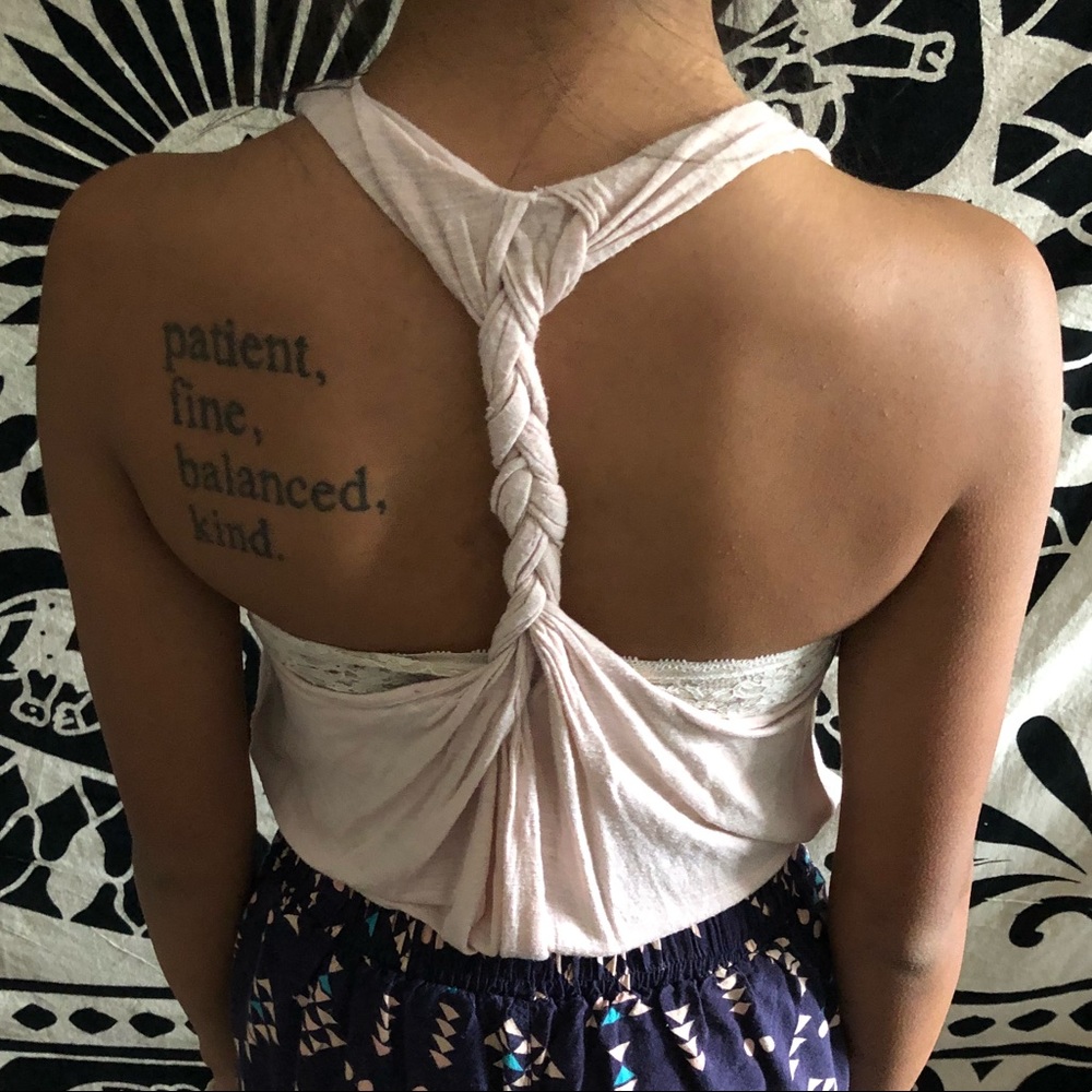 Blush Pink Racerback Tank - Picture 6 of 7
