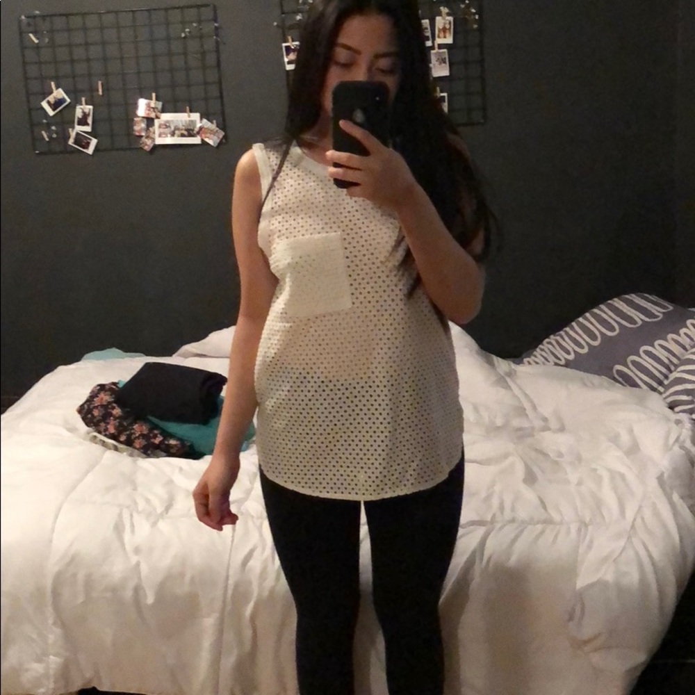 White sporty chic too Banana Republic