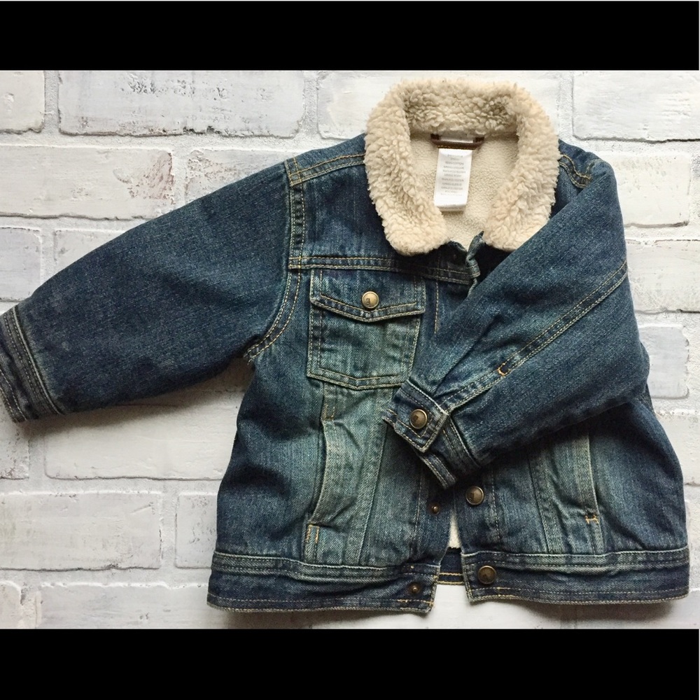 Adorable Denim Jacket with Shearling