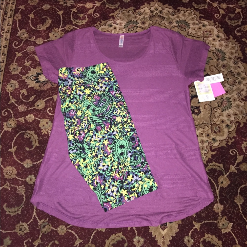 LulaRoe Classic T Large and TC leggings