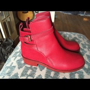 Brand new, suede & leather Acne ankle boot