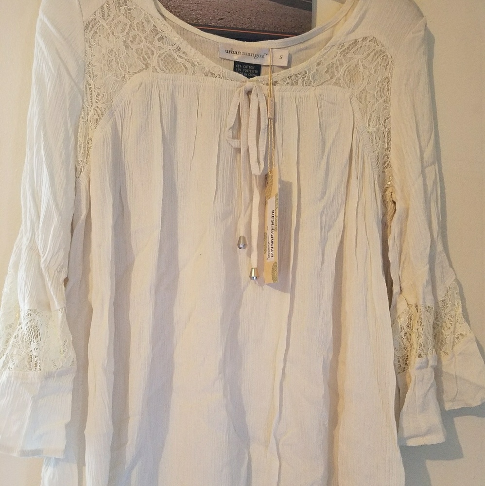 Cream colored blouse