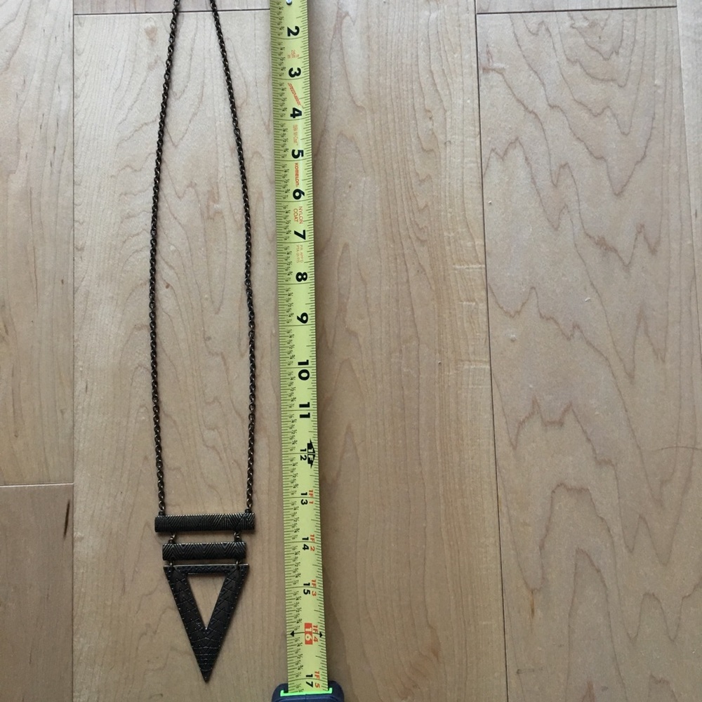 Triangle on Triangle Necklace.