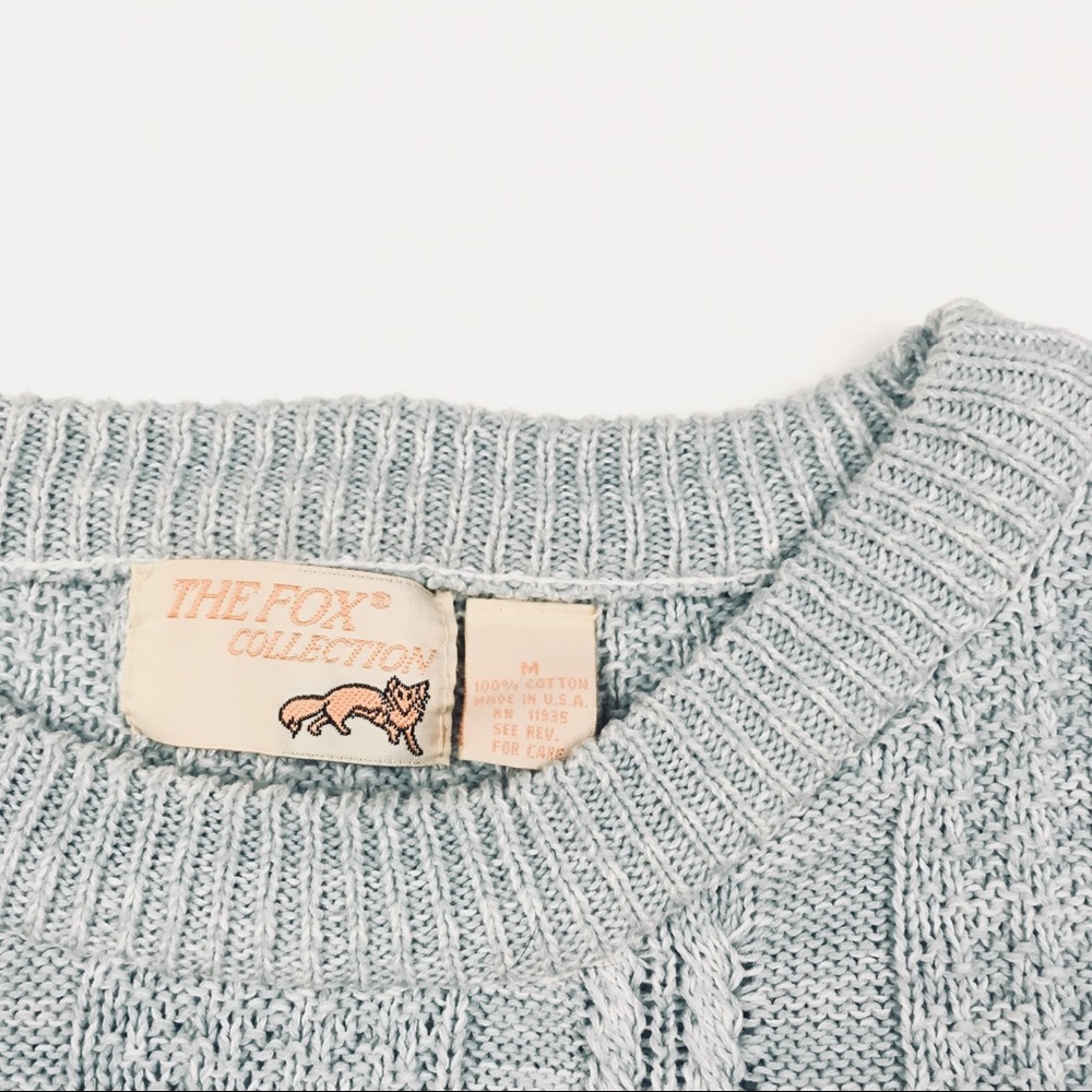 Seafoam blue oversized sweater - Picture 6 of 8