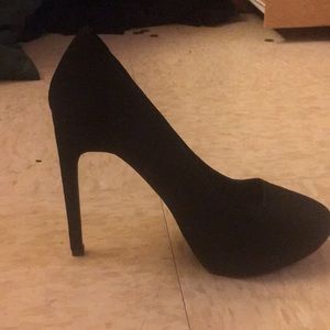 Black high heels