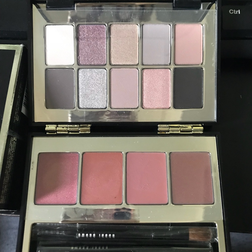 Bobbi Brown twilight pink lip and eye palette