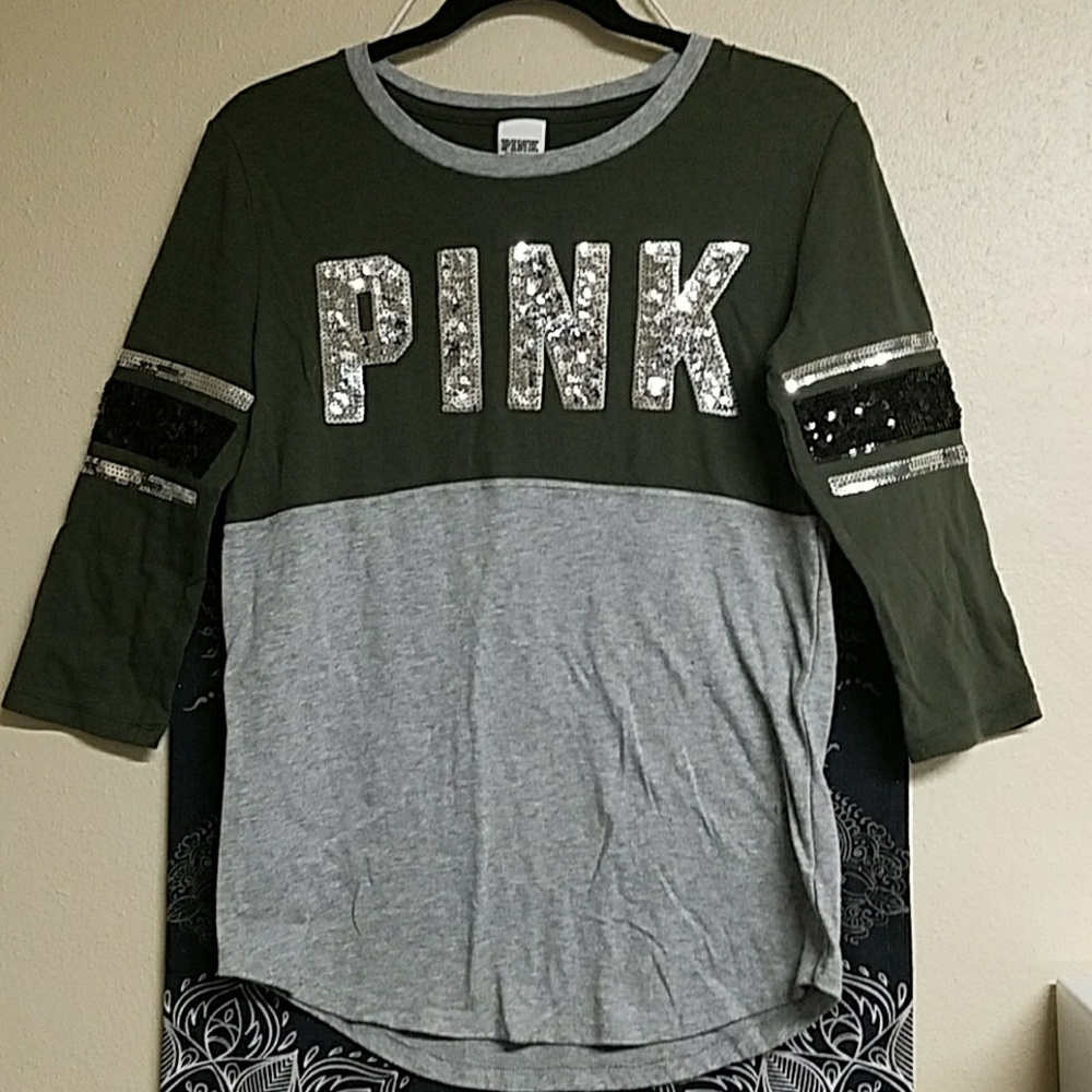 PINK Baseball Tee