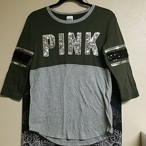PINK Baseball Tee