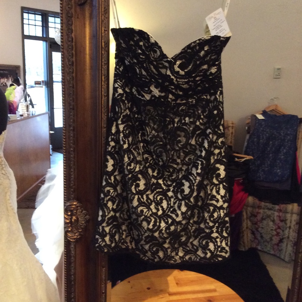 Jasmine strapless mini dress