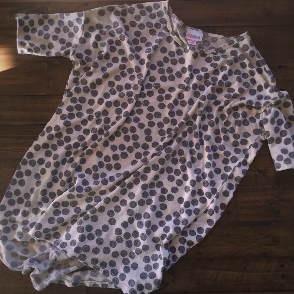 Polka Dot Quarter Sleeve Shirt-Very Loved