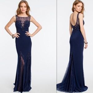 Camillelavie Elegant Navy Blue Gown /Prom Dress