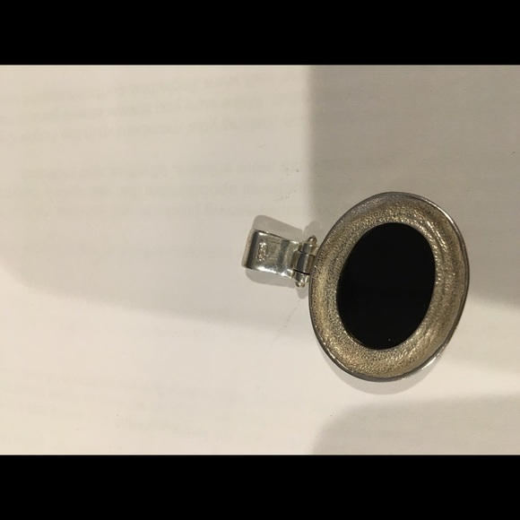 Sterling 925 Black Onyx Pendant - Picture 4 of 4
