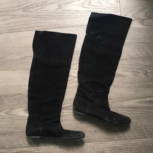 SAM EDELMAN suede tall black boots!!