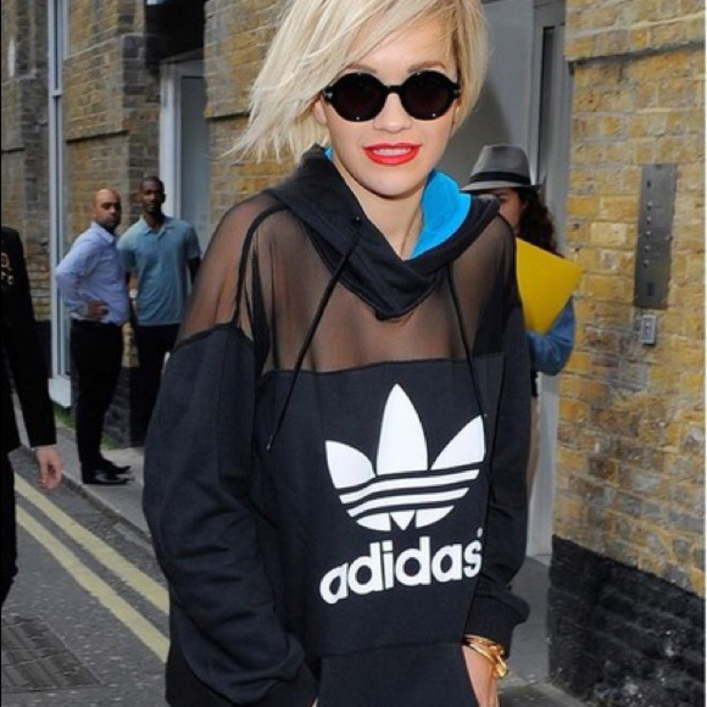 ✨Adidas x Rita Ora mesh hoodie✨