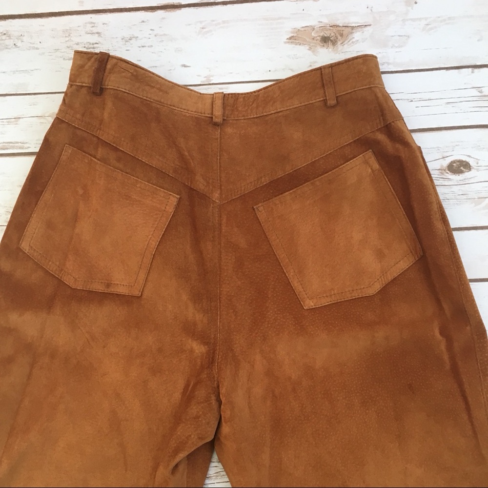 Vintage 80’s Suede 100% Leather • Ann Taylor Pants