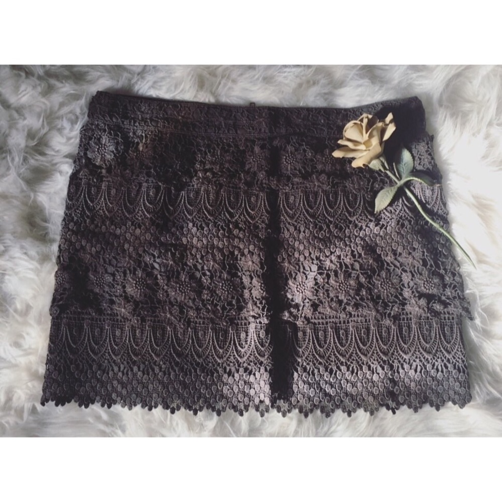 AE Crochet Layered Skirt