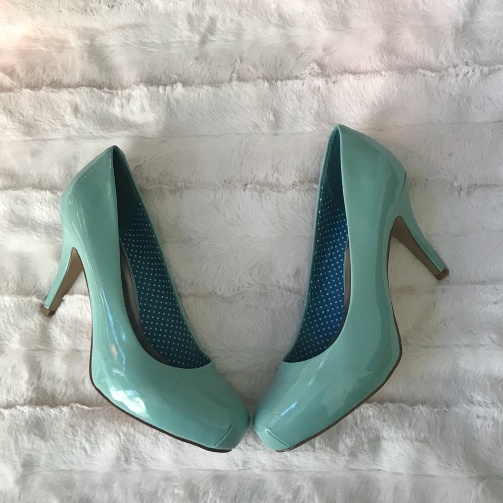 Mint Green Madden Heels 🍭