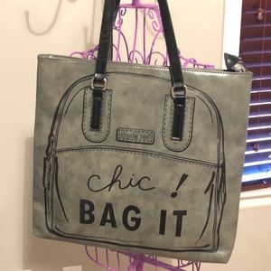 Nicole Lee Grey Chic Tote
