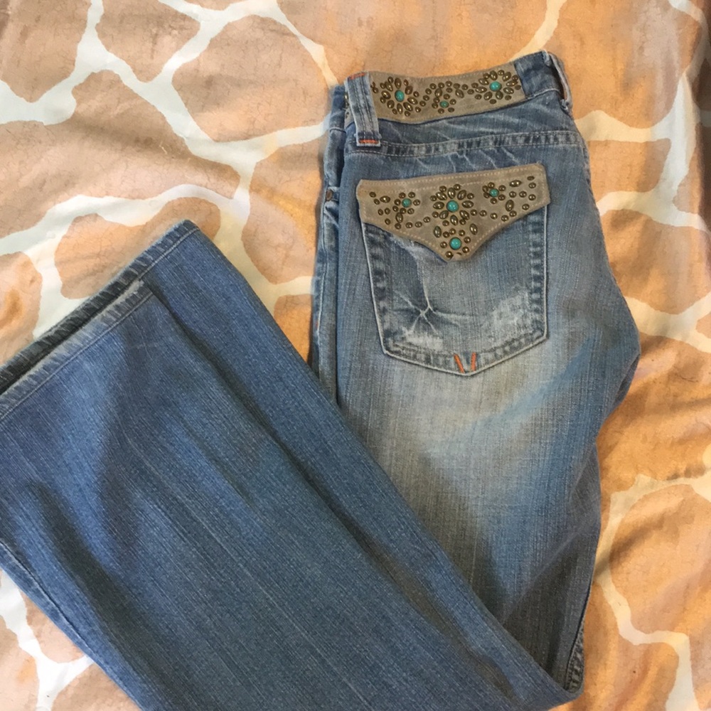 Suede pocket Miss Me Jeans