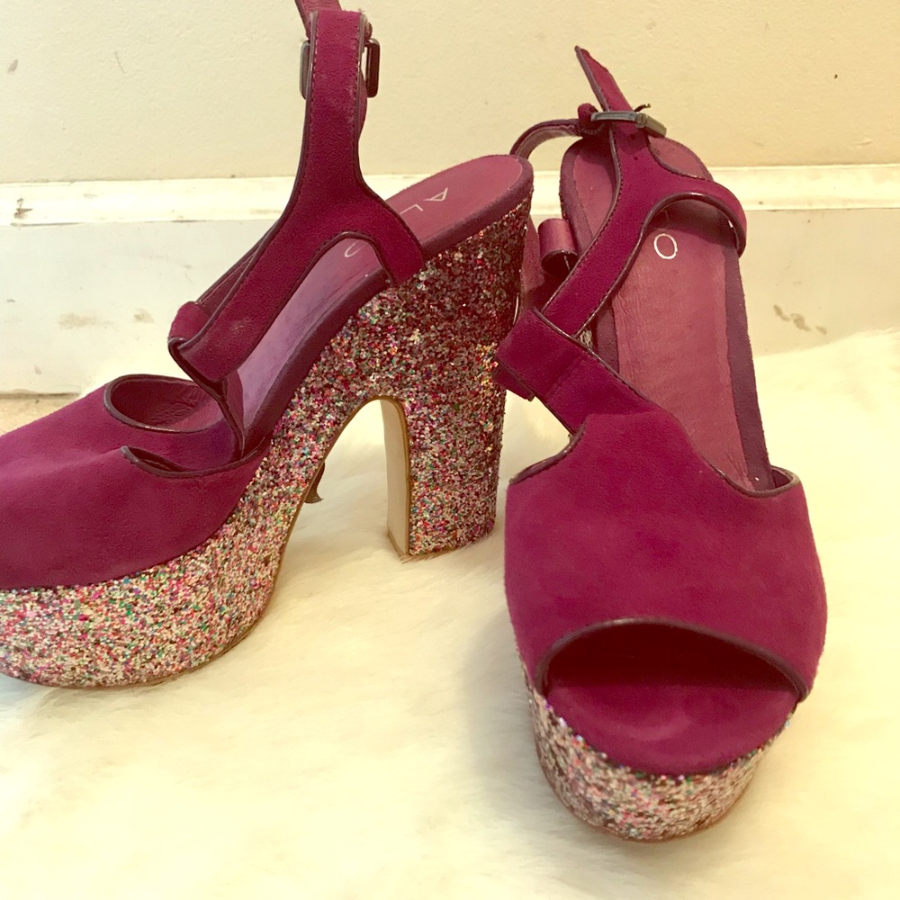 ALDO Glitter Platform