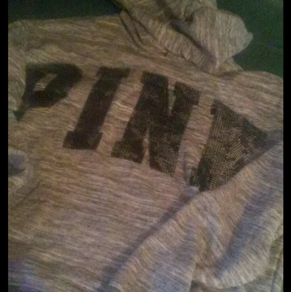 Xs bling campus hoodie gray 68 on vinted