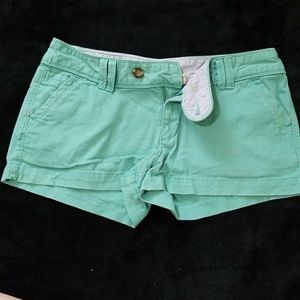 Teal shorts
