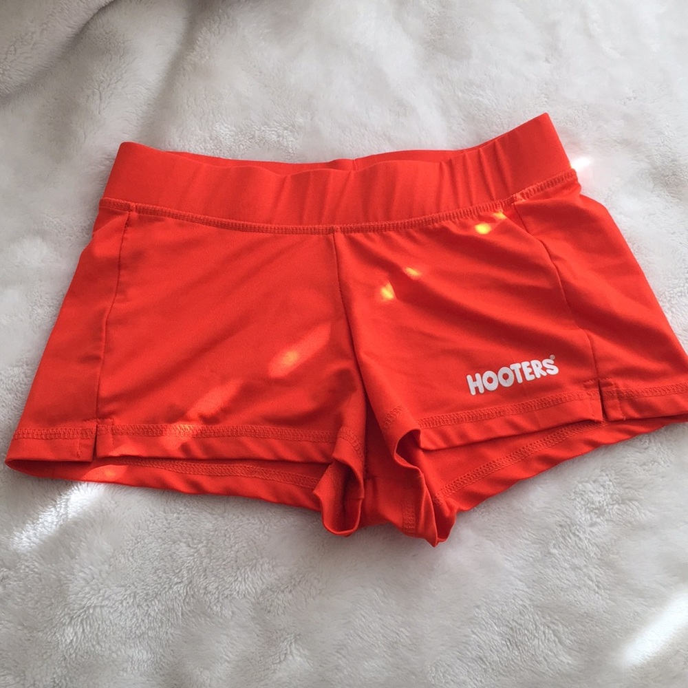 Hooters orange shorts