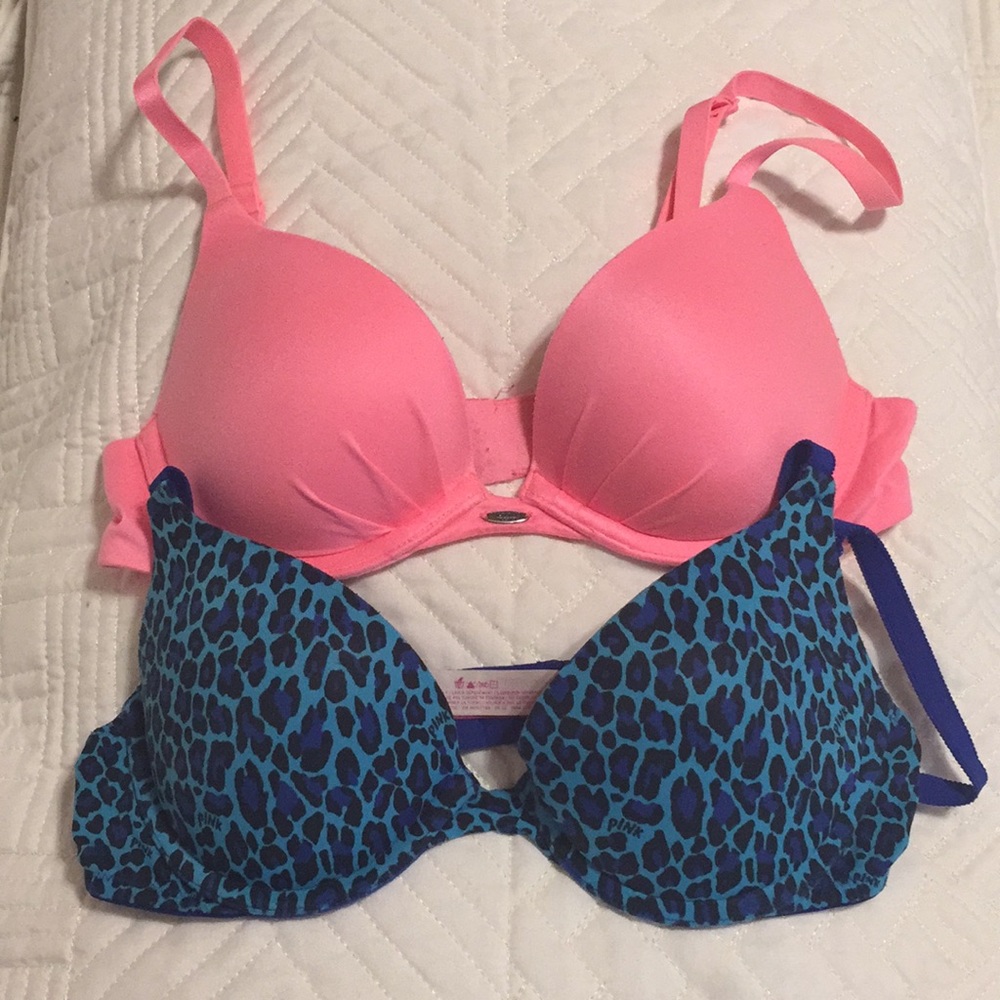 Victoria Secret Fabulous & Vs Pink bra 32B