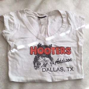 Hooters crop top