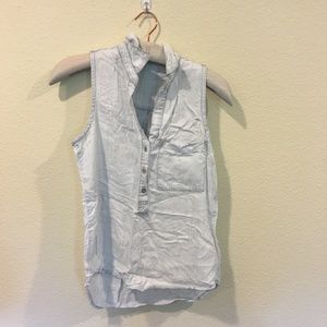 Chelsea & Violet Tops - Chelsea and Violet jean sleeveless top Chelsea & Violet Tops - Chelsea and Violet jean sleeveless top
