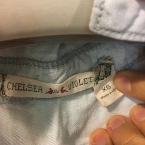 Chelsea & Violet Tops - Chelsea and Violet jean sleeveless top Chelsea & Violet Tops - Chelsea and Violet jean sleeveless top