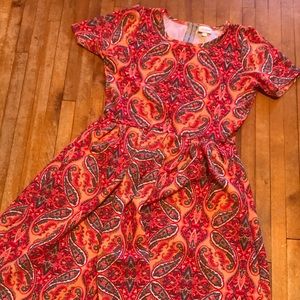 LuLaRoe Amelia dress size M
