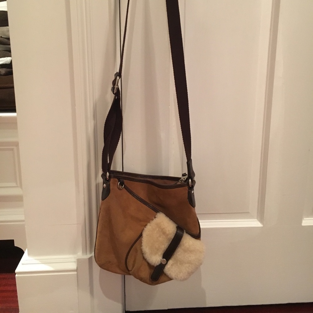 Tan Ugg Crossbody. Authentic