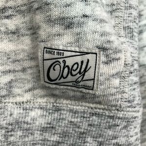 Obey Sweatshirt Size Small Heather Gray NWOT