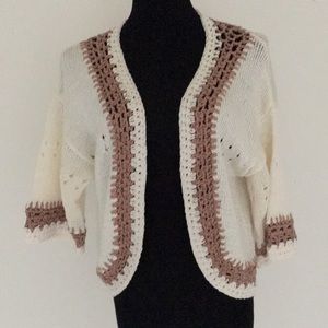 Cute open weave sweater