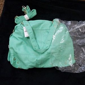 Teal crossbody purse
