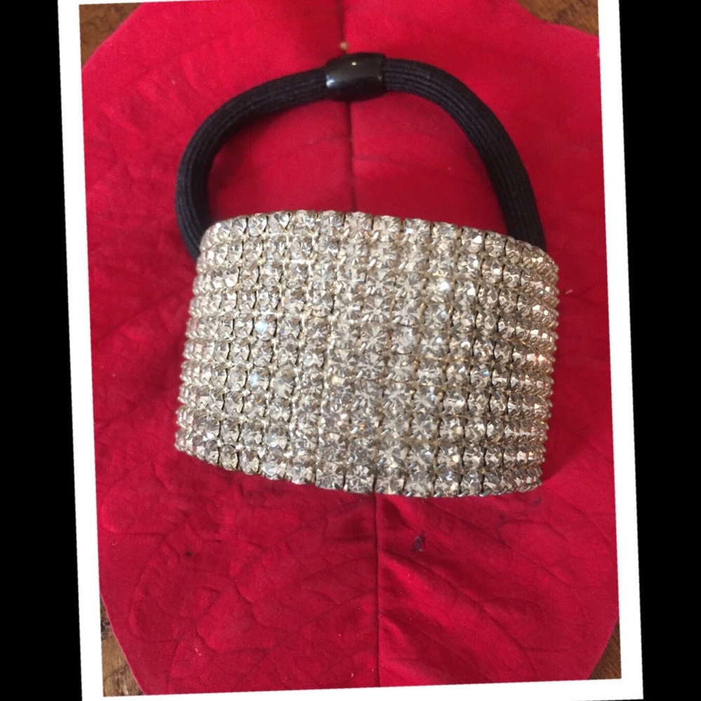 HAIR TIE CUBIC ZIRCONIAN - Picture 1 of 4