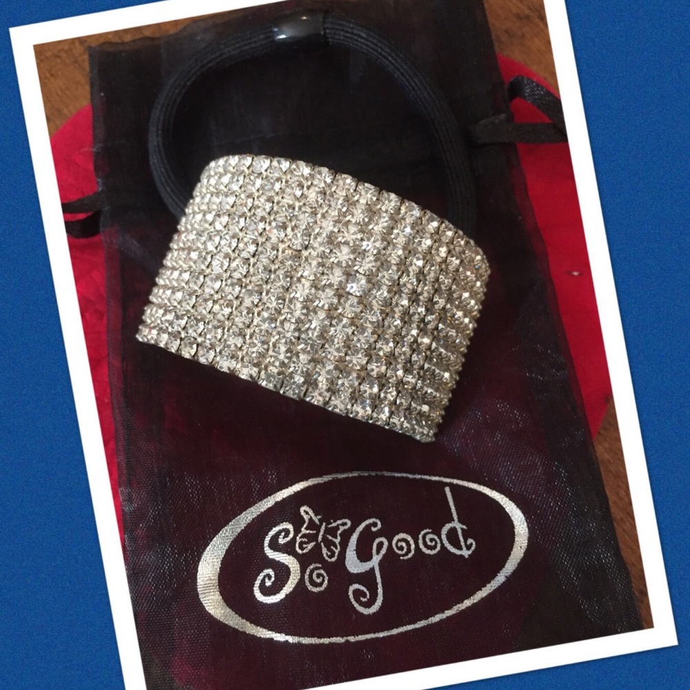 HAIR TIE CUBIC ZIRCONIAN - Picture 2 of 4