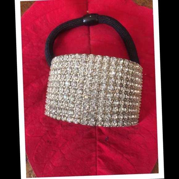 CUBIC ZIRCONIAN hair band sparkle exquisit NWOT - Picture 2 of 4